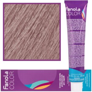 Fanola Crema Color farba - profesjonalny krem koloryzujący, 100 ml 11.2 | Super Platynowy Blond Perła