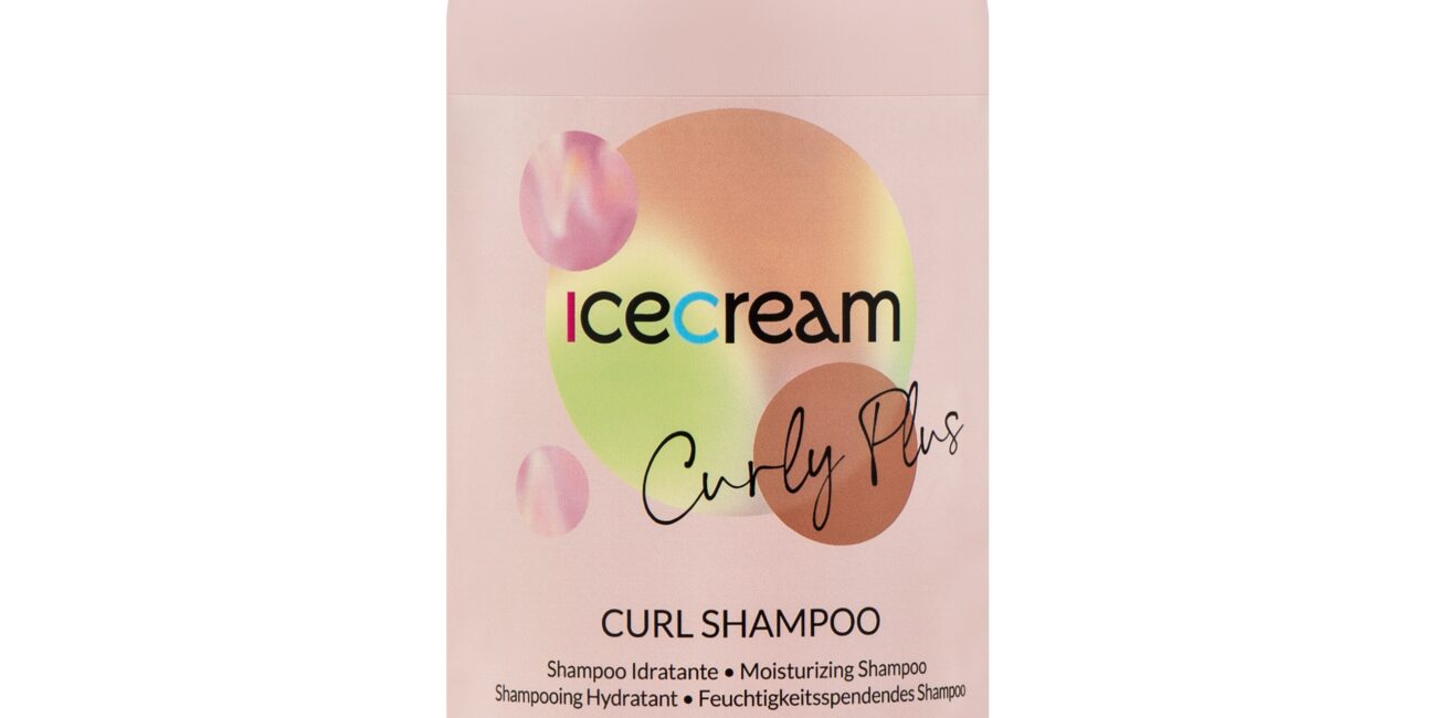 Inebrya Ice Cream Curly Plus - szampon do włosów kręconych, 1000ml