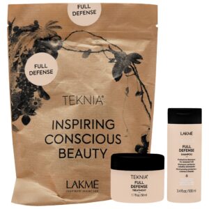 Lakme Teknia Full Defense Pack - regenerujący zestaw do włosów maska 50ml + szampon 100ml
