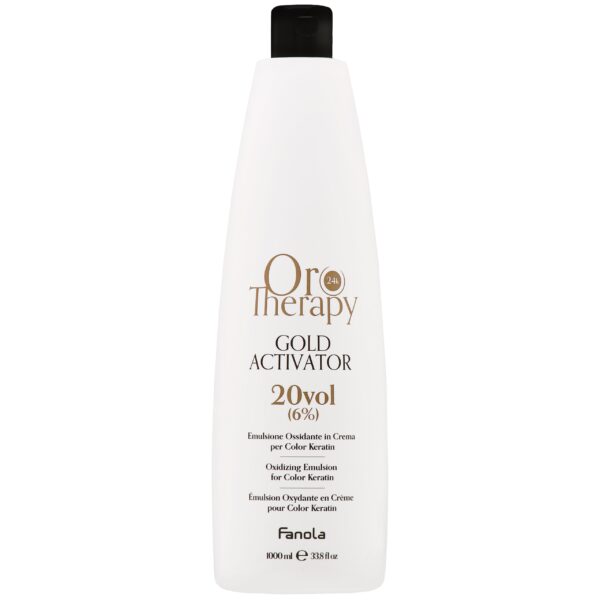Fanola Oro Therapy Gold Activator Oro Puro oxydant do farb 1000ml 20 VOL | 6%