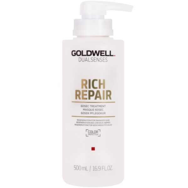 Goldwell Rich Repair 60sec - balsam odbudowujący suche i zniszczone włosy, 500ml