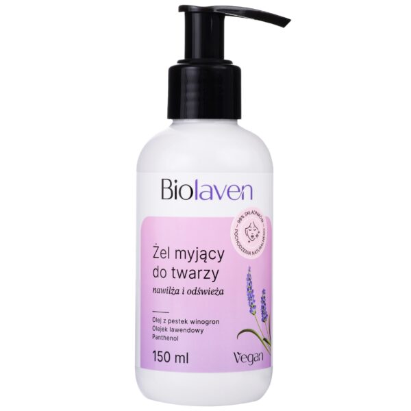 Biolaven - nawilżająco-odświeżający żel do mycia twarzy, 150ml
