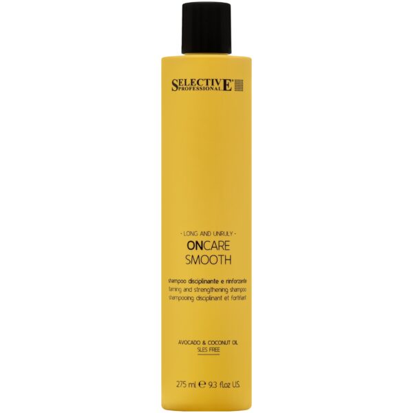 Selective Long and Unruly On Care Smooth - szampon wygładzający do włosów, 275ml