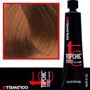 Goldwell Topchic - profesjonalna farba do włosów, 60ml 8-KN Jasna Naturalna Miedź