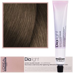 Loreal Dia Light - profesjonalna farba do włosów, 50ml 7.8 Blond Mokka