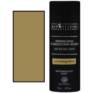 Bioelixire Mikrowłókna bawełniane do zagęszczania włosów, różne kolory, 30g Light Blonde | Jasny blond