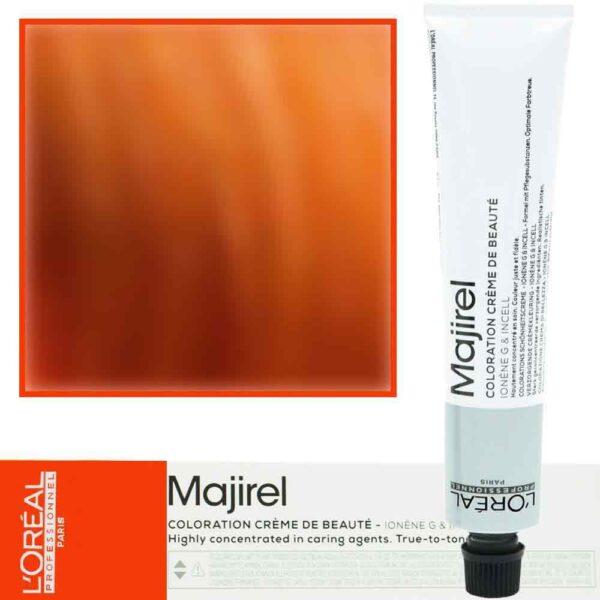 Loreal Majirel - profesjonalna farba do włosów, paleta kolorów, 50ml 7.40 Blond Miedziany Intensywny