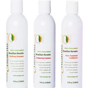 ENCANTO DO BRASIL zestaw do keratynowego prostowania włosów 3x236ml