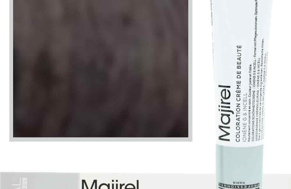 Loreal Majirel - profesjonalna farba do włosów, paleta kolorów, 50ml 4 Brąz