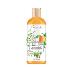 Bielenda Śliwka kakadu + Jaśmin + Mango - woda micelarna do oczyszczania i demakijażu nawilżająco-kojąca, 500 ml