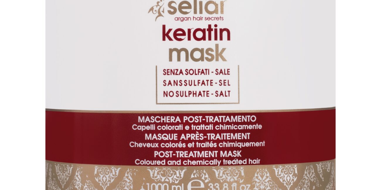 Echosline Seliar Keratin Mask - maska do włosów zniszczonych zabiegami i farbowaniem, 1000ml