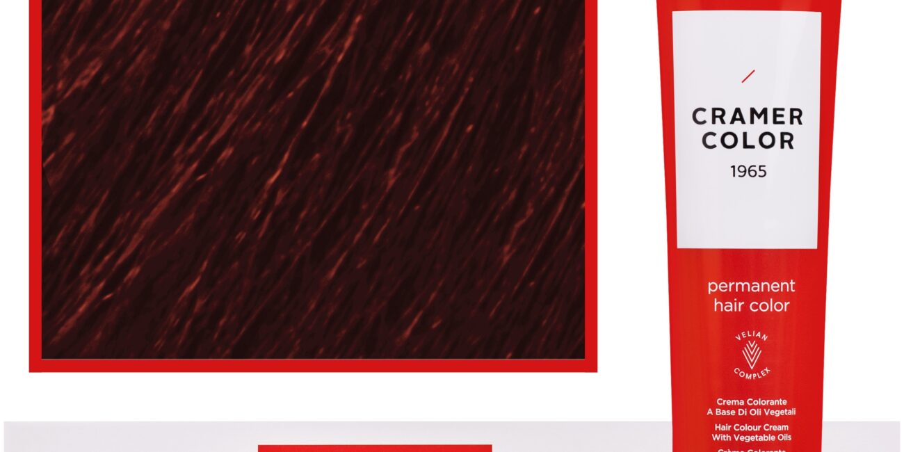 Kemon Cramer Color - kremowa farba do włosów z olejem kokosowym, 100ml 5,5 | Jasny Czerwony Brąz