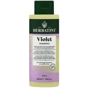 Herbatint Violet Shampoo - fioletowy szampon do włosów siwych i rozjaśnianych, 260ml