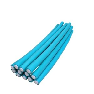 Papiloty 10mm x 18cm zielone 12szt.