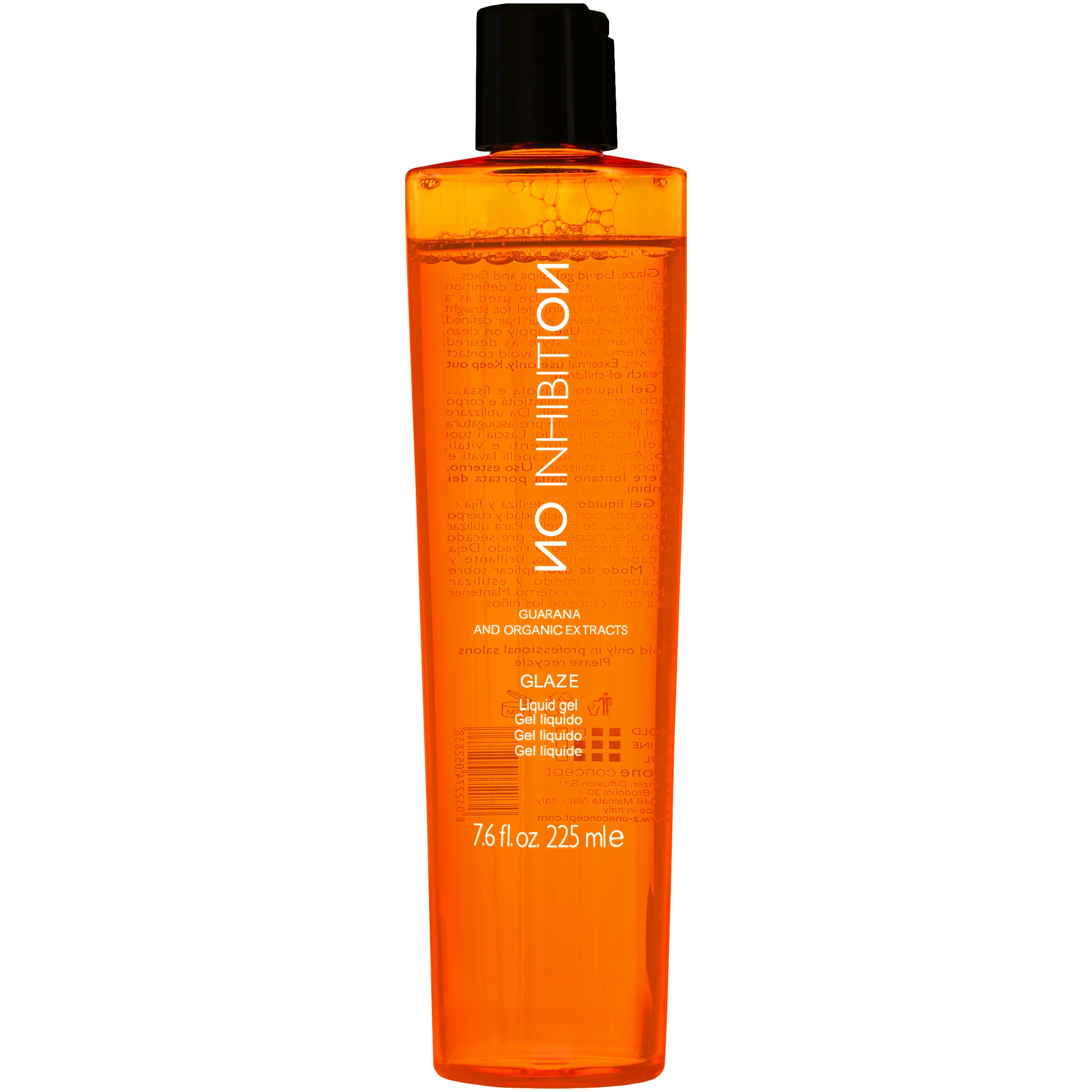 No Inhibition Glaze Liquid Gel – płynny żel do stylizacji włosów, 225ml