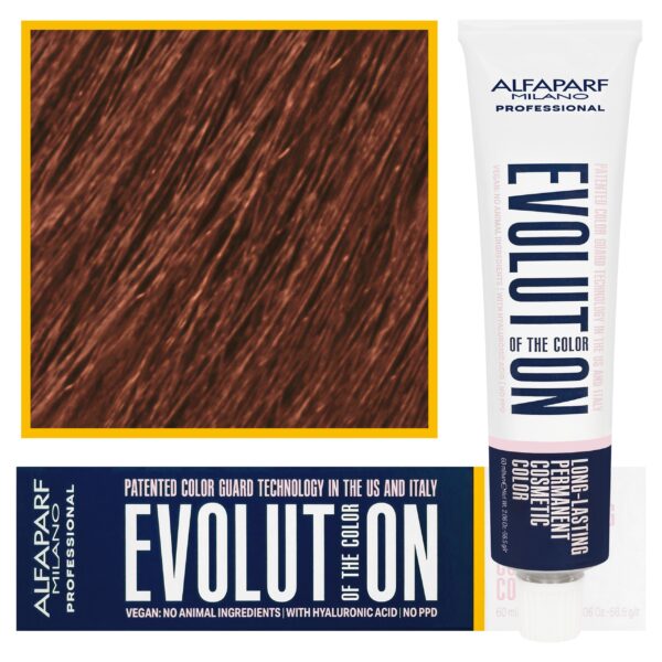 Alfaparf Evolution - wegańska farba do koloryzacji włosów, 60ml 7,3 | Średni Blond Złoty