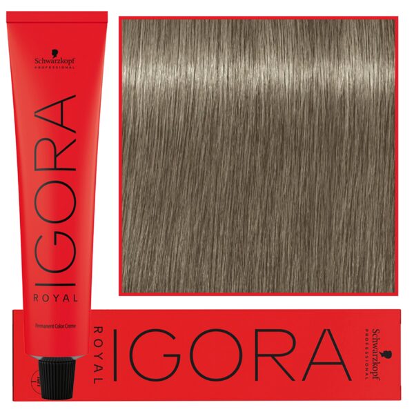Schwarzkopf Professional Igora Royal - trwała farba do włosów o innowacyjnej formule, 60ml 9-24 | Ekstra Jasny Blond Popielato Beżowy