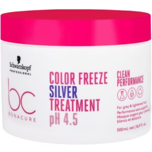 Schwarzkopf BC Color Freeze Silver Treatment pH 4,5 - maska niwelująca żółte refleksy, 500ml