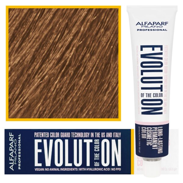 Alfaparf Evolution - wegańska farba do koloryzacji włosów, 60ml 8,3 | Jasny Złoty Blond