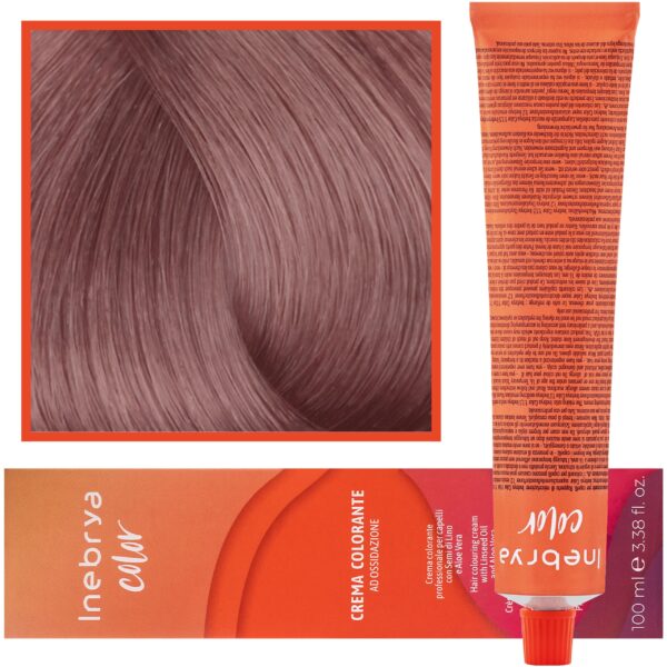 Inebrya Color - farba krem koloryzujący do włosów, 100ml 10/12 | Platynowy Popielaty Pudrowy Blond