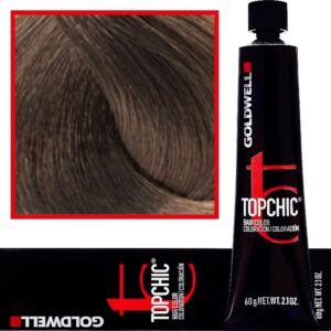 Goldwell Topchic - profesjonalna farba do włosów, 60ml 6-SB Srebrny Brąz
