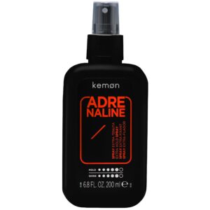 Kemon Adrenaline Extra-Hold Spray - bardzo mocny lakier do włosów, 200ml
