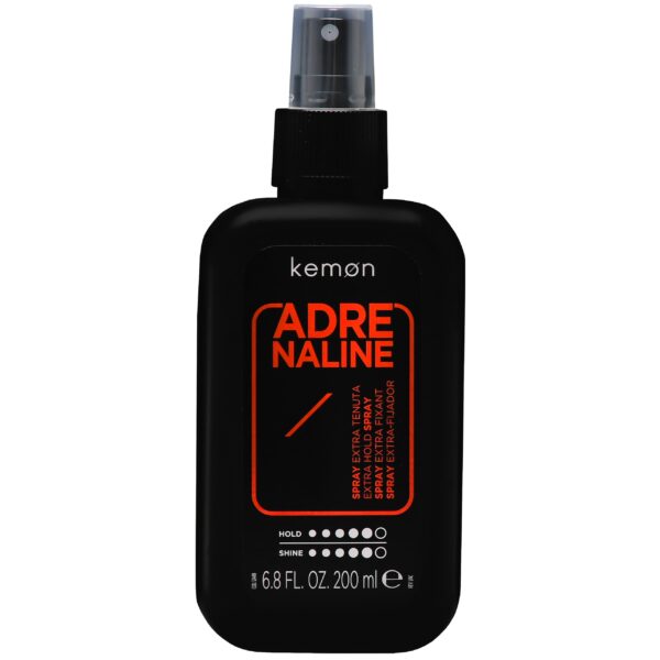 Kemon Adrenaline Extra-Hold Spray - bardzo mocny lakier do włosów, 200ml