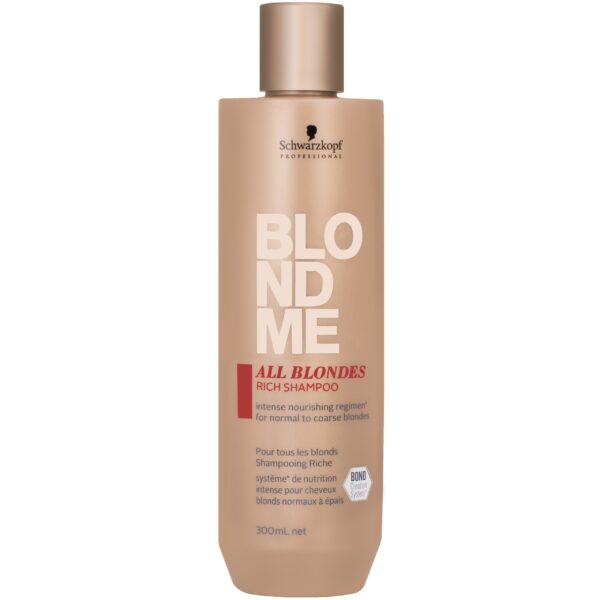 Schwarzkopf BlondMe All Blondes Rich Shampoo - szampon do włosów blond 300ml