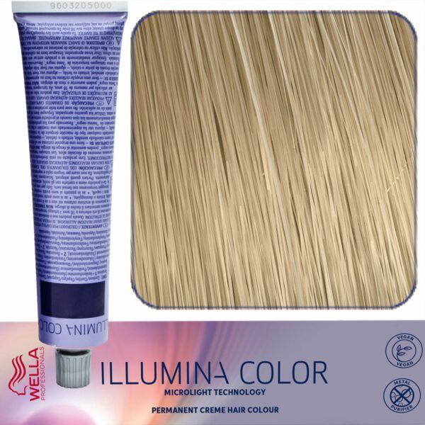 Wella Illumina Color - profesjonalna farba do włosów, 60ml 8/36 - Jasny Blond Złoto Opalizujący