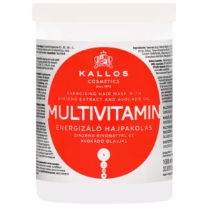 Kallos Multivitamin Energising Mask - energetyzująca maska do włosów zniszczonych, 1000ml