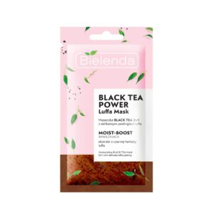 Bielenda Luffa Mask Maseczka Black Tea 2w1 z peelingiem luffa nawilżająca