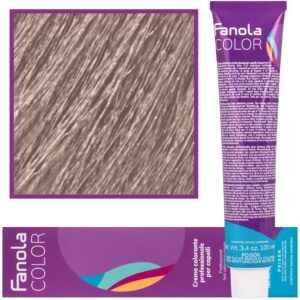 Fanola Crema Color farba - profesjonalny krem koloryzujący, 100 ml 10.11 | Platynowy Jasny Blond Intensywnie Popielaty