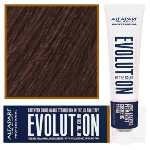 Alfaparf Evolution - wegańska farba do koloryzacji włosów, 60ml 7,35 | Średni Złocisty Mahoniowy Blond