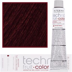 Alter Ego Technofruit Color – farba z keratyną do trwałej koloryzacji włosów, 100ml 6/6 | Ciemny Blond Czerwony