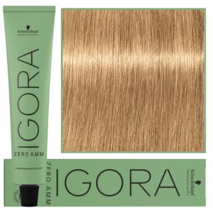 Schwarzkopf Professional Igora Zero Amm - profesjonalna farba do włosów bez amoniaku, 60ml 9-55  |  Ekstra Jasny Blond Złoty Ekstra