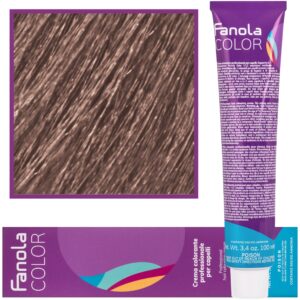 Fanola Crema Color farba - profesjonalny krem koloryzujący, 100 ml 9.1 | Bardzo Jasny Popielaty Blond