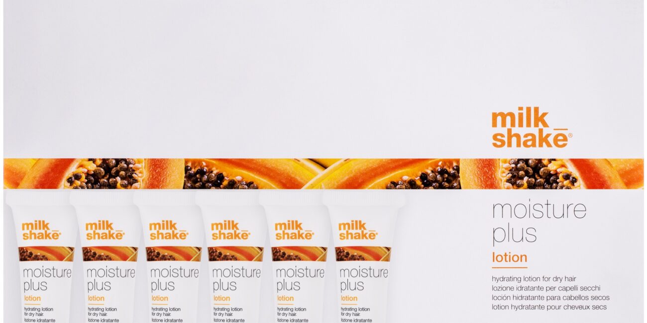 Milk Shake Moisture Plus Lotion - ampułka nawilżająca suche włosy, 6x12ml