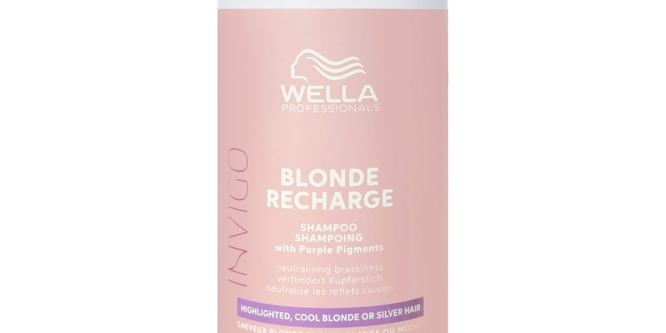 Wella Invigo Blonde Recharge Shampoo - szampon do włosów blond, 500ml