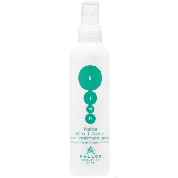 Kallos 14in1 Keratin Treatment Spray - keratynowa kuracja do włosów w sprayu, 200ml