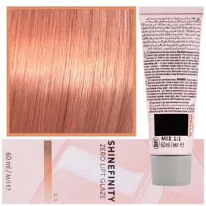 Wella Shinefinity Zero Lift Glaze - profesjonalna farba do włosów, 60ml 08/34 | Jasny Złoty Czerwony Blond
