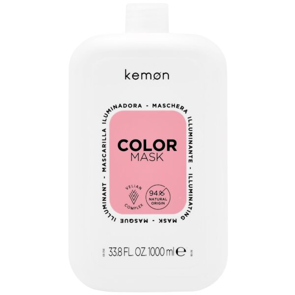 Kemon Color Illuminating Mask - maska rozświetlająca do włosów farbowanych, 1000ml