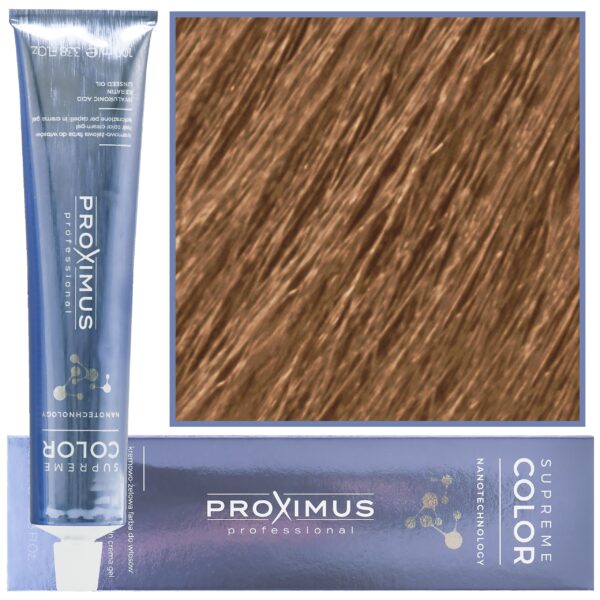 Proximus Supreme Color Nanotechnology – profesjonalna farba do włosów z kwasem hialuronowym, 100ml 9,3 | Bardzo Jasny Złoty Blond