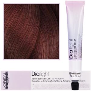 Loreal Dia Light - profesjonalna farba do włosów, 50ml 5.6 Jasny Brąz Czerwony
