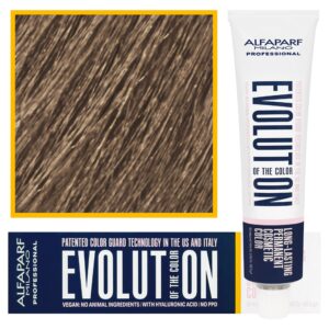 Alfaparf Evolution - wegańska farba do koloryzacji włosów, 60ml 8,31 | Jasny Złocisty Popielaty Blond