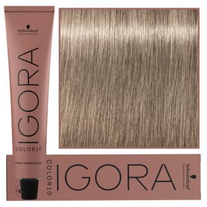 Schwarzkopf Professional Igora Royal Color 10 – 10-minutowa farba do włosów, 60ml 9-12 | Ekstra Jasny Blond Cendre Popielaty
