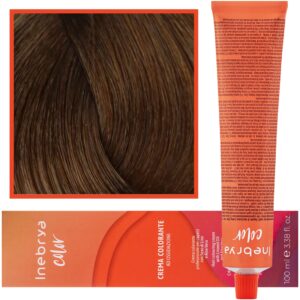 Inebrya Color - farba krem koloryzujący do włosów, 100ml 7/73 | Brązowy Złoty Blond