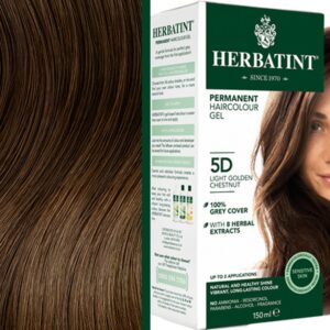 Herbatint trwała farba do włosów z ekstraktami ziołowymi 150ml 5D Jasny Złoty Kasztan