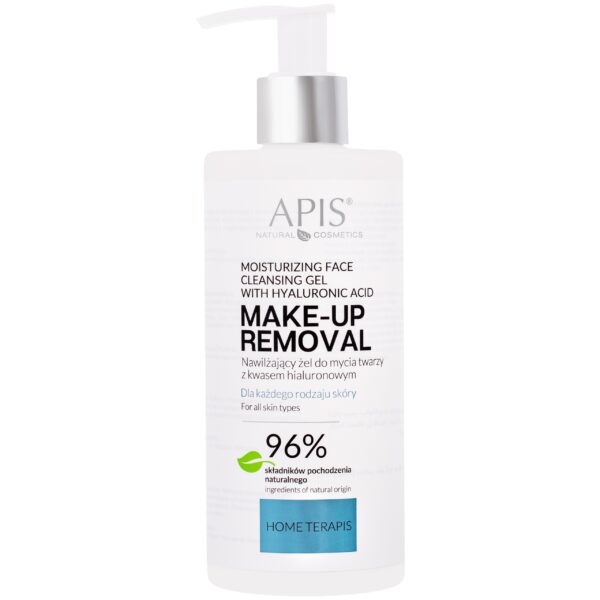 Apis - Nawilżający żel do mycia twarzy z kwasem hialuronowym, 300ml