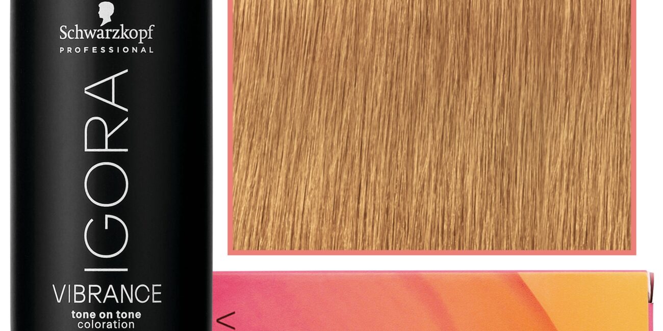 Schwarzkopf Professional Igora Vibrance – półtrwała farba do włosów bez amoniaku, 60ml 9-55 | Ekstra Jasny Blond Złoty Ekstra