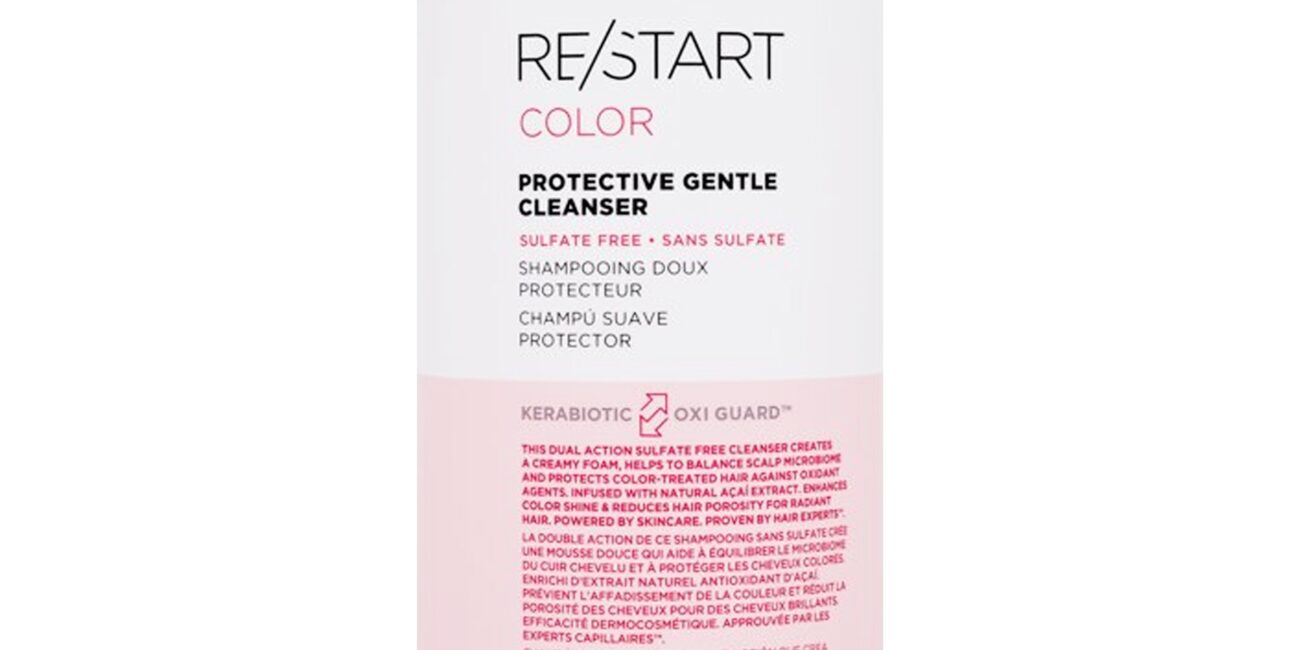 Revlon Restart Color Gentle Cleansing Shampoo - delikatny szampon oczyszczający, 1000ml